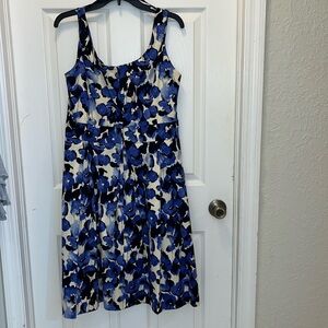 Floral sleeveless dress.